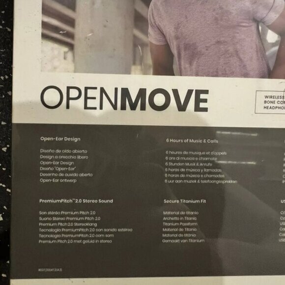 SHOKZ OpenMove Wireless Bone Conduction Bluetooth Sport Headphones**NEW! - Picture 6 of 11